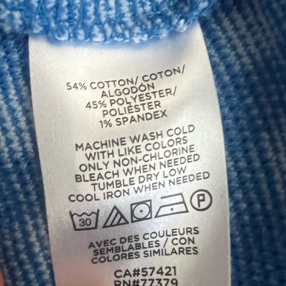 Ann Taylor Blue Gingham Boat Neck Tank XSP NWOT - Picture 5 of 5